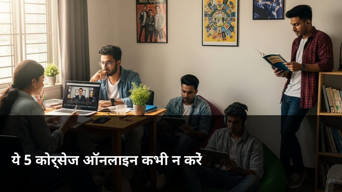 5 Courses You Should Not Do Online