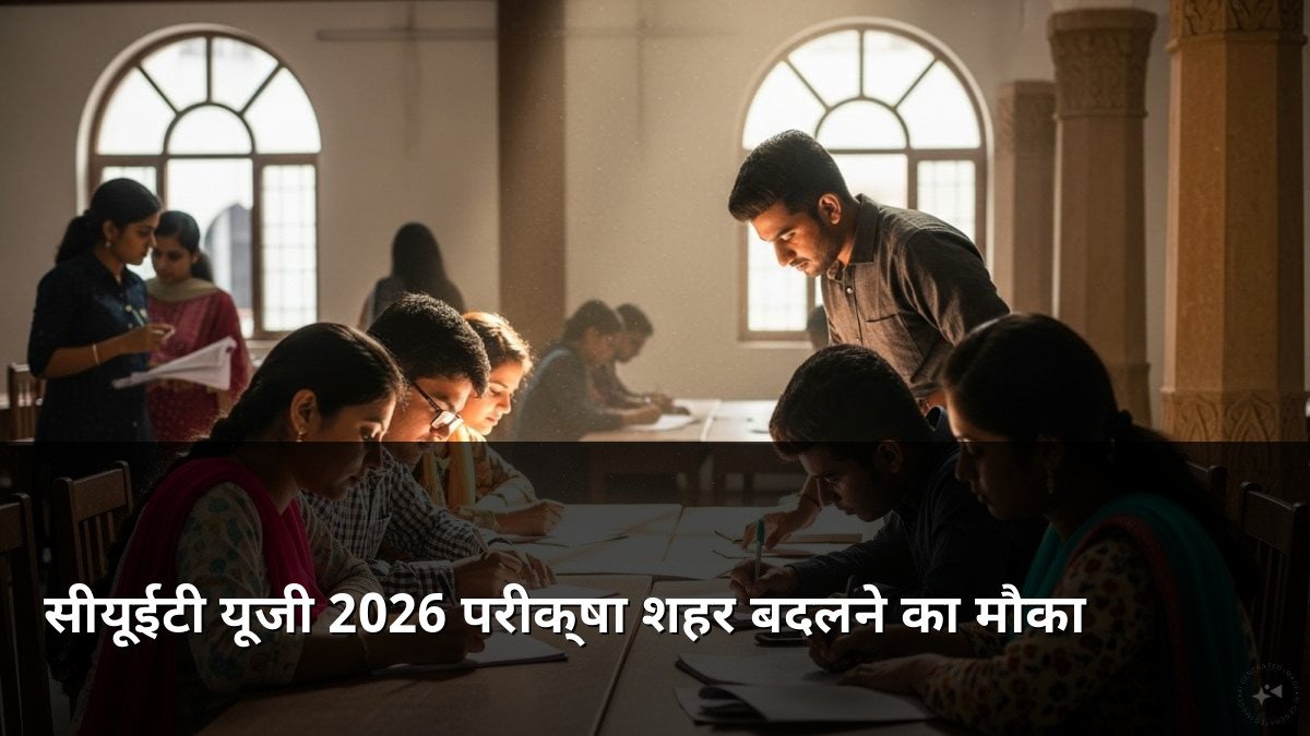 CUET UG 2026 Exam City Change Window