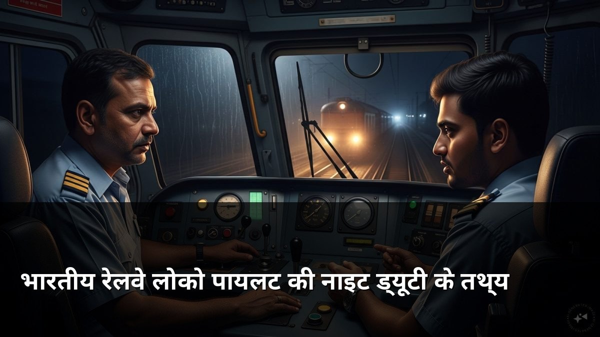 Indian Railways Loco Pilot Night Duty Facts