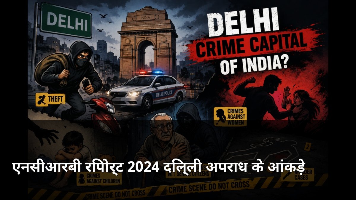 NCRB Report 2024 Delhi Crime Statistics